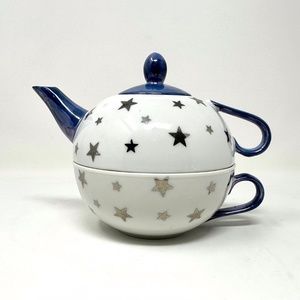 Vintage Japan C &R Porcelain One Cup Teapot Made Exclusively for Natural Wonders